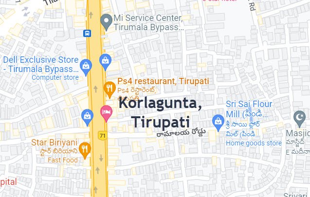 Korlagunta Tirupati